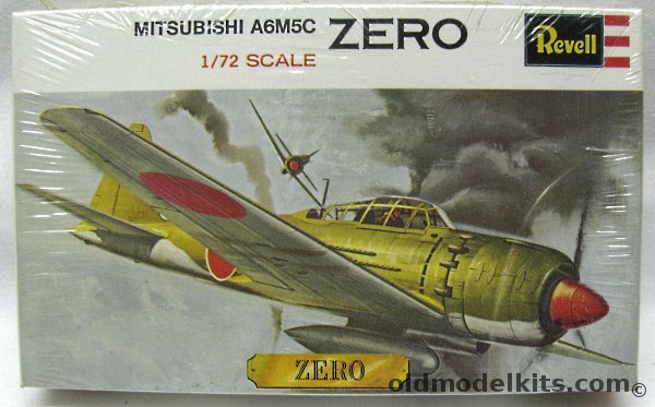 Revell 1/72 Mitsubishi A6M5C Zero Fighter, H617 plastic model kit